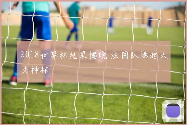 2018世界杯结果揭晓 法国队捧起大力神杯